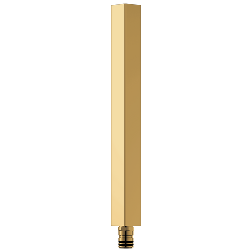 Essential Shower Series Linear Square Shower Column Extension - Brilliance® Polished Gold