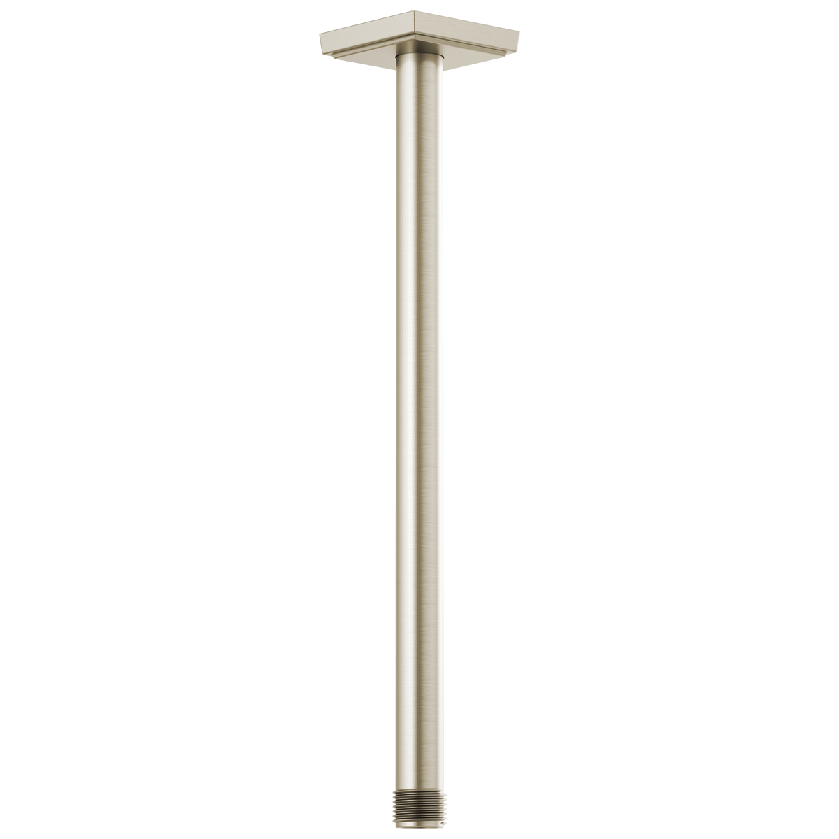 Essential Shower Series 14" Ceiling Mount Shower Arm And Square Flange - Brilliance® Brushed Nickel