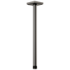 Essential Shower Series 14" Ceiling Mount Shower Arm And Square Flange - Brilliance® Luxe Steel®