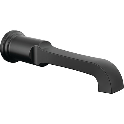 Tetra Non-diverter Tub Spout - Matte Black