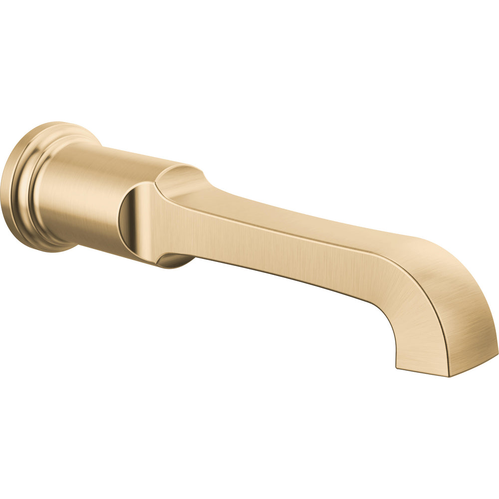 Tetra Non-diverter Tub Spout - Champagne Bronze