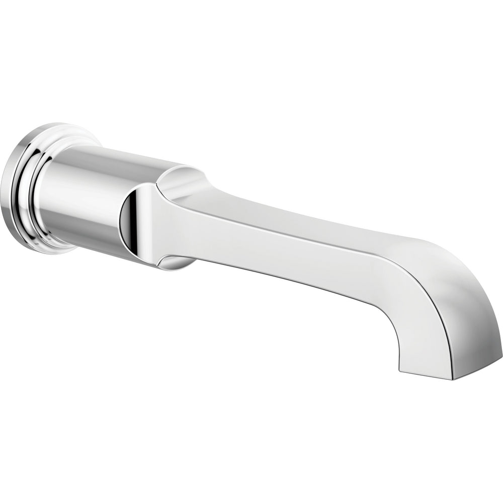 Tetra Non-diverter Tub Spout - Porcelain Chrome