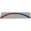 Hot/Cold Decal for Shower Escutcheon - Chrome
