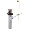 D-metal Pop Up-l/ Lift Rod - Stainless Steel