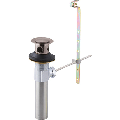 D-metal Pop Up-l/ Lift Rod - Stainless Steel