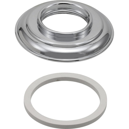 Victorian Widespread Faucet Base with Gasket, Chrome - Chrome