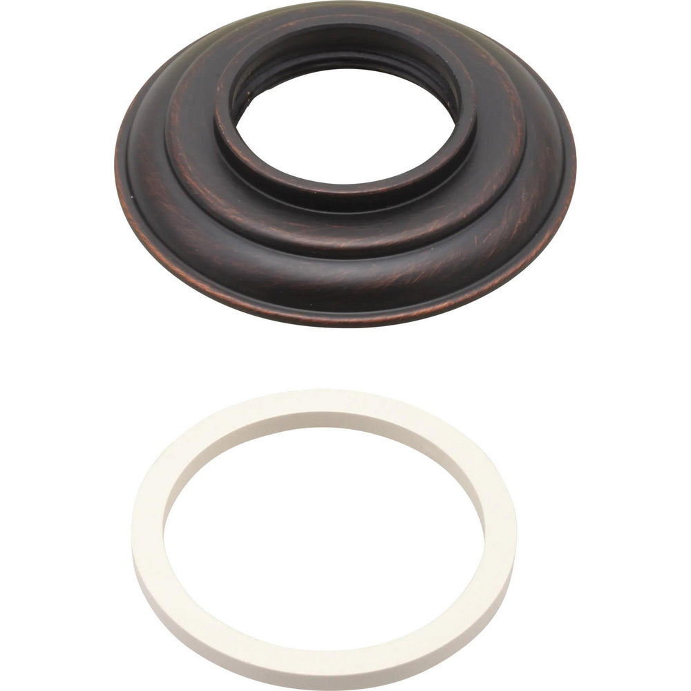 Victorian Widespread Faucet Base with Gasket, Chrome - Venetian Bronze