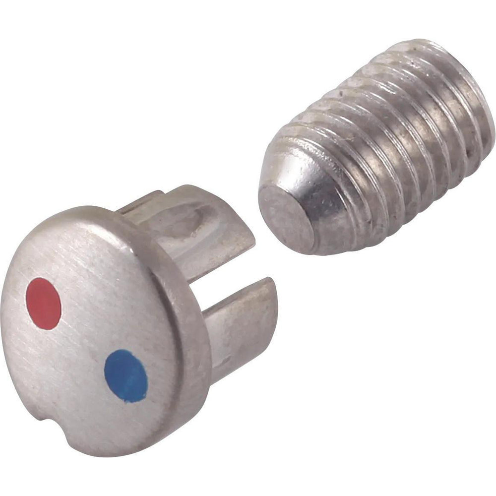 Allora Set Screw & Button, Stainless - Stainless Steel