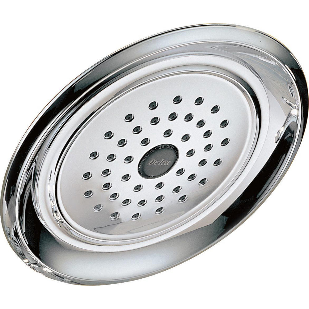 Vessona Single-Setting Raincan Shower Head - Chrome