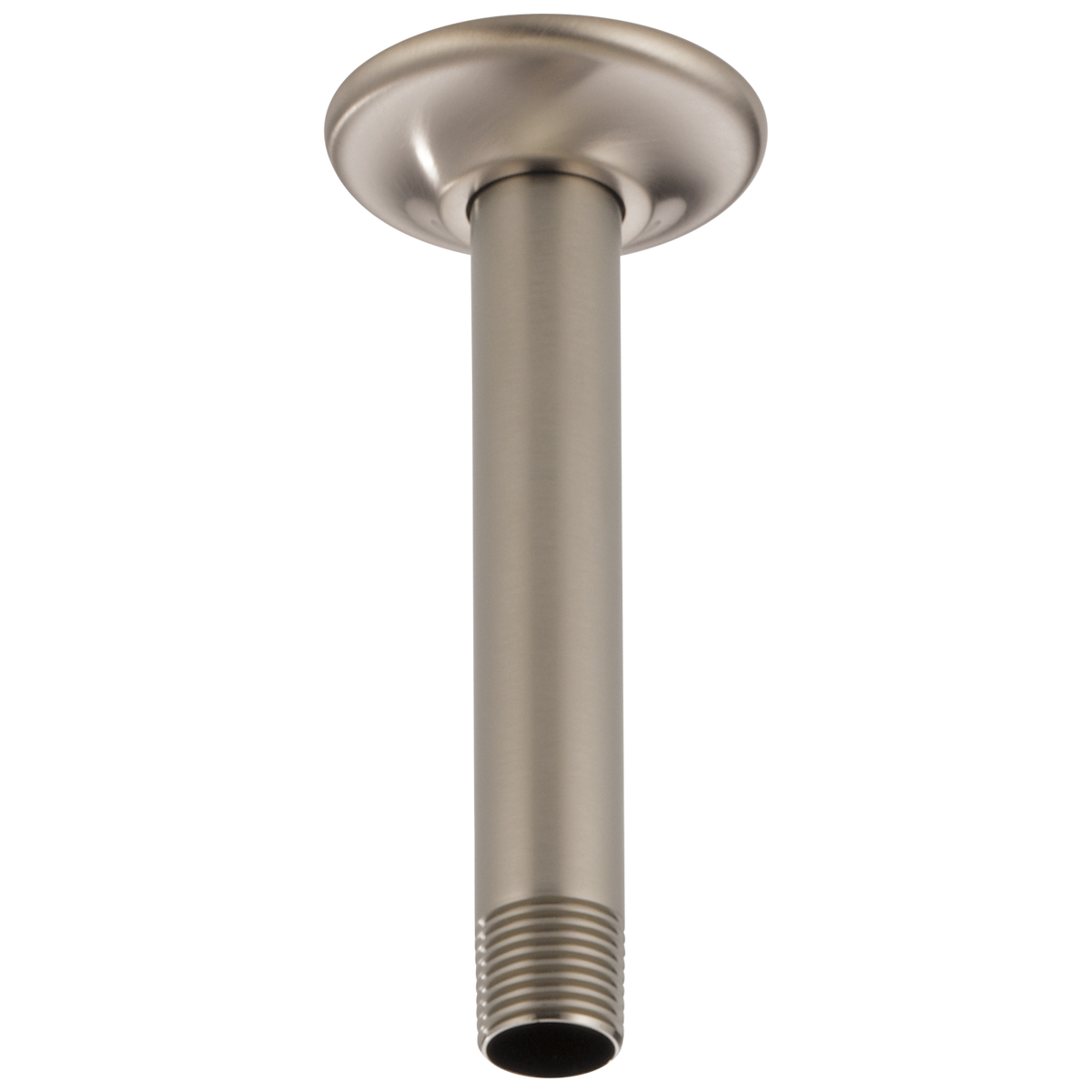 Essential Shower Series 6" Ceiling Mount Shower Arm And Round Flange - Brilliance® Luxe Nickel®