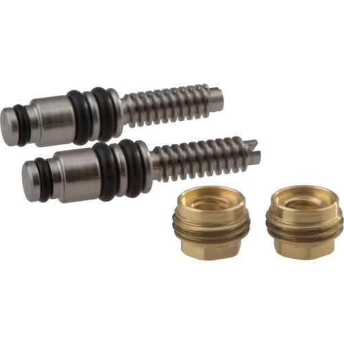 Stem Assembly (Pair) with O-Rings & Nuts - Chrome