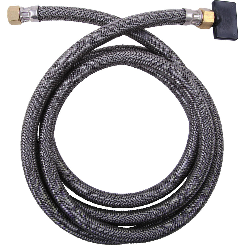 Delta Roman Tub Leader Hose- 7 Ft. - Chrome