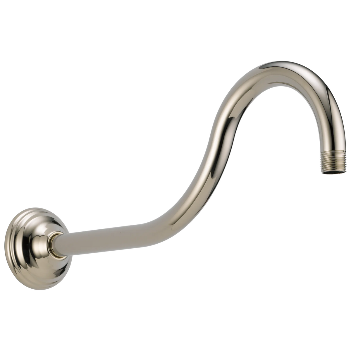 Brizo 16" Shower Arm And Flange - Polished Nickel
