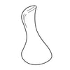 Linden Delta Linden: Lever Handle - Chrome