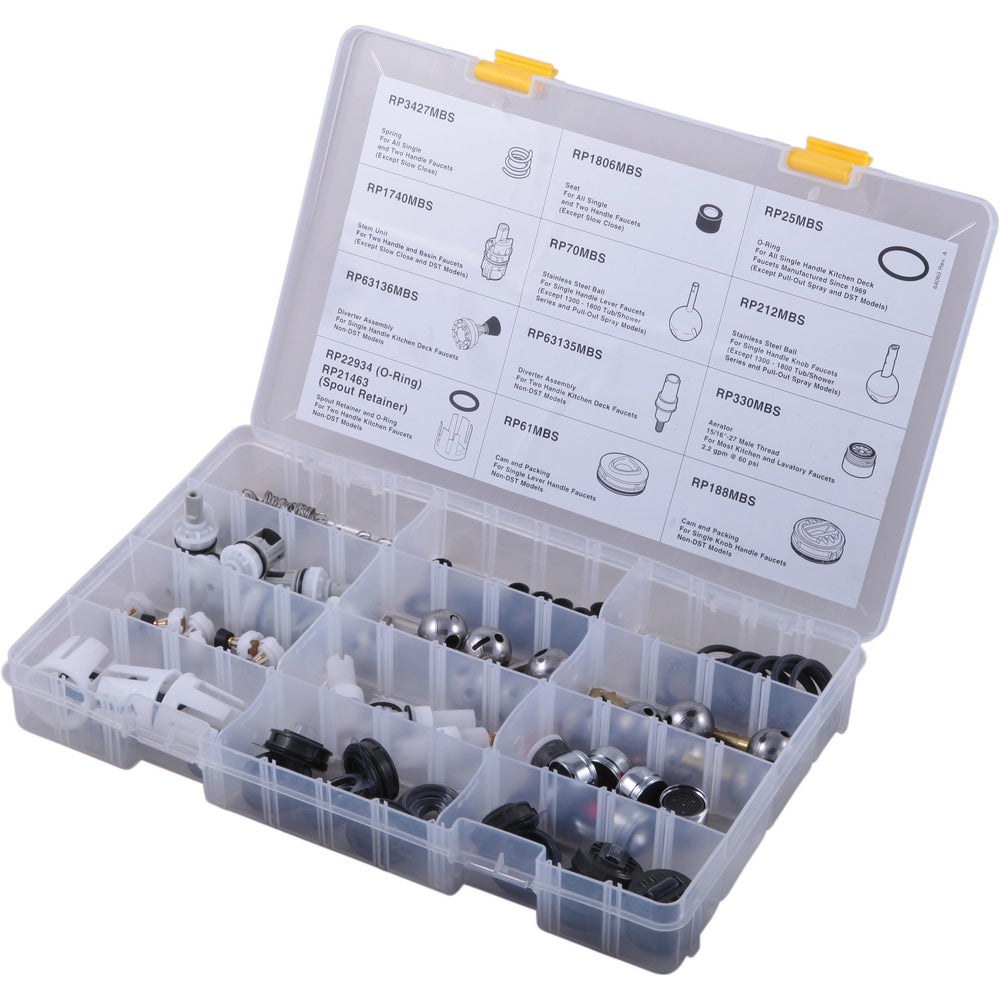 Delta Plumber's Box Of Parts - Chrome
