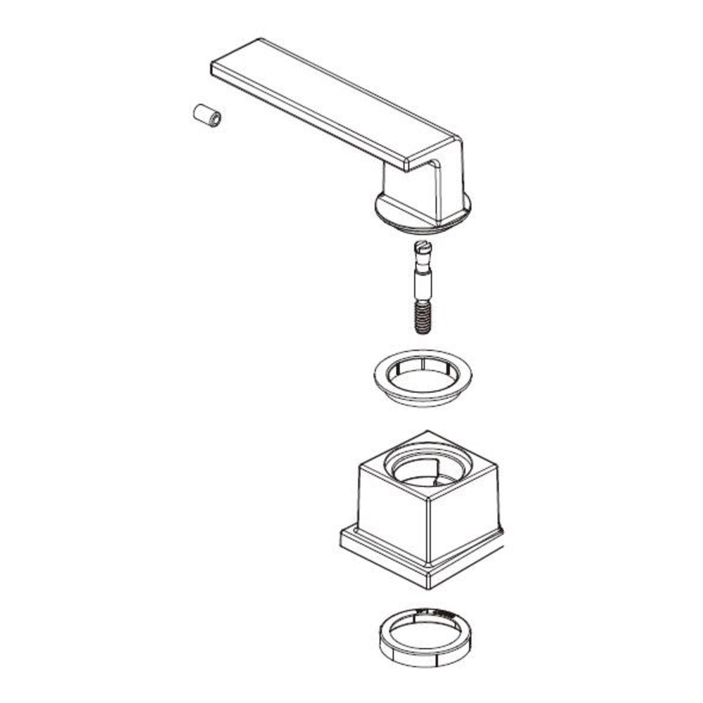 Vero Delta Vero: Lever Handle Assembly - Hot - Chrome