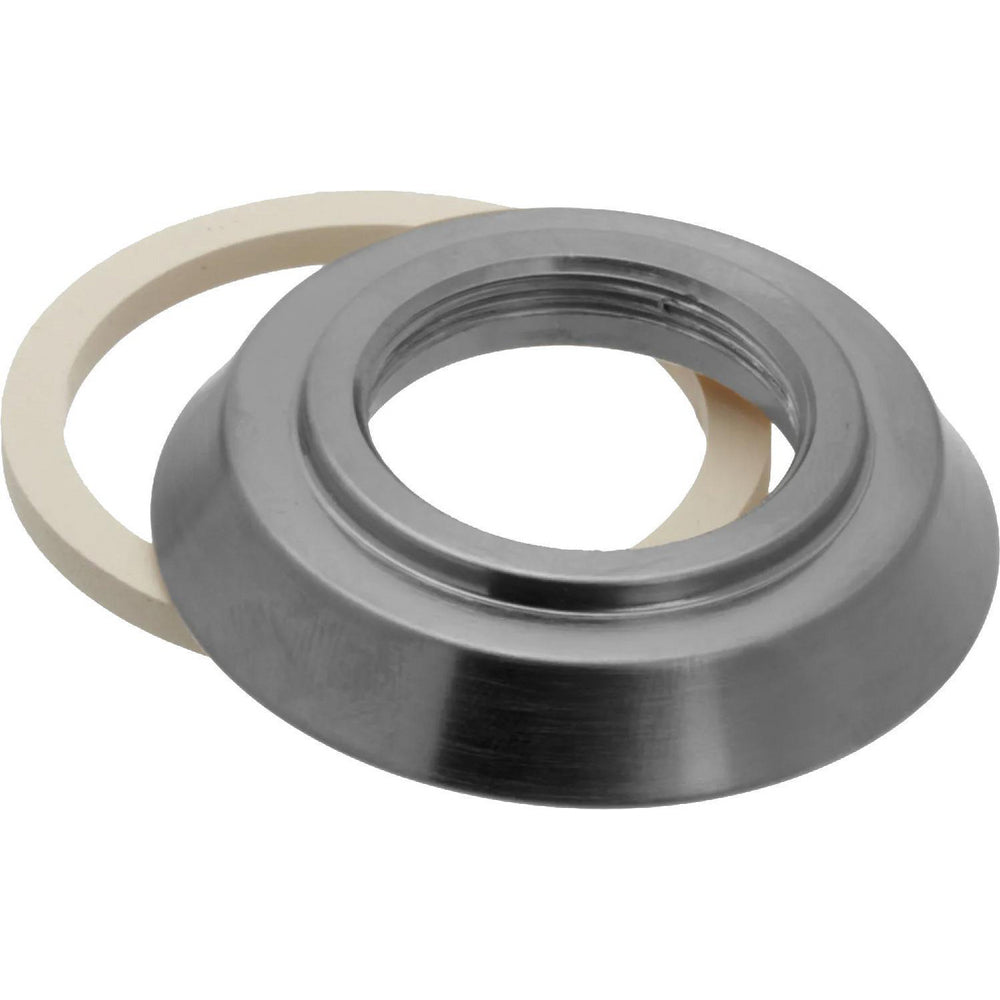 Lahara Delta Lahara: Handle Base And Gasket - Stainless Steel