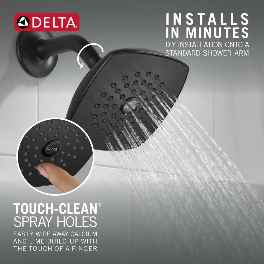 Delta Raincan Single-Setting Touch-Clean Shower Head