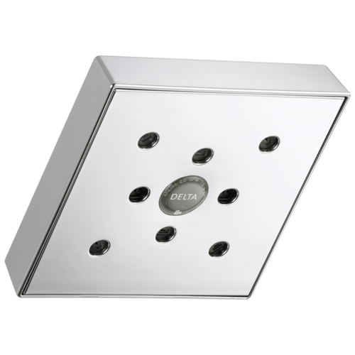 Delta Universal Showering - H2Okinetic® Single-Setting Raincan Shower Head In Lumicoat® Chrome