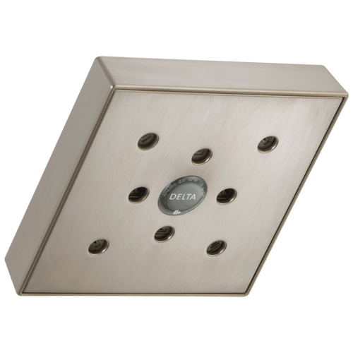 Delta Universal Showering - H2Okinetic® Single-Setting Raincan Shower Head In Lumicoat® Chrome