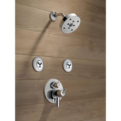 Delta Contemporary Two Handle Monitor 17 Series Valve Trim with 3-Setting Integrated