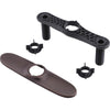 Escutcheon With Baseplate And Nuts - Venetian Bronze