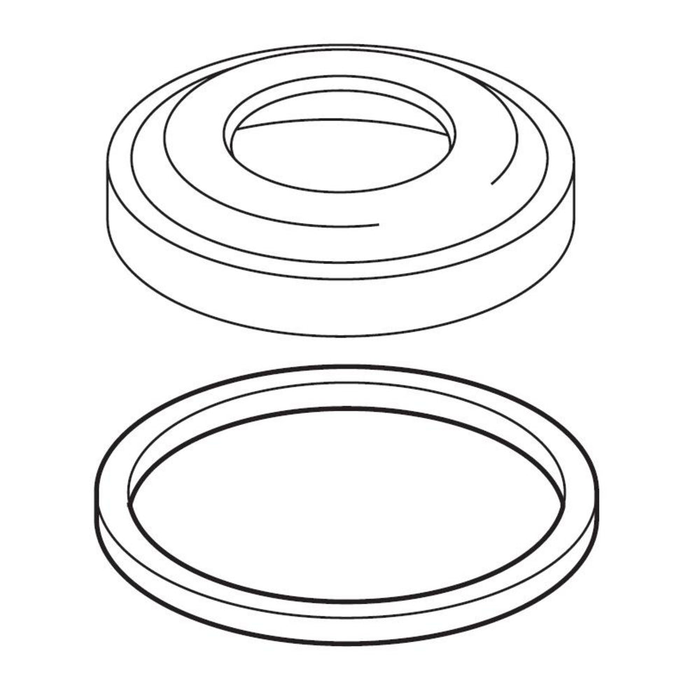 Trinsic Delta Trinsic: Hand Shower Base And Gasket - Roman Tub - Chrome