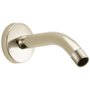 Essential Shower Series 7" Linear Round Wall Mount Shower Arm And Flange - Brilliance® Polished Nickel
