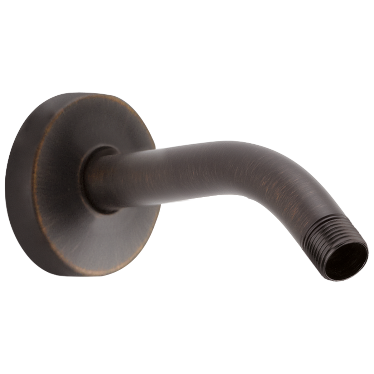 Essential Shower Series 7" Linear Round Wall Mount Shower Arm And Flange - Venetian Bronze®