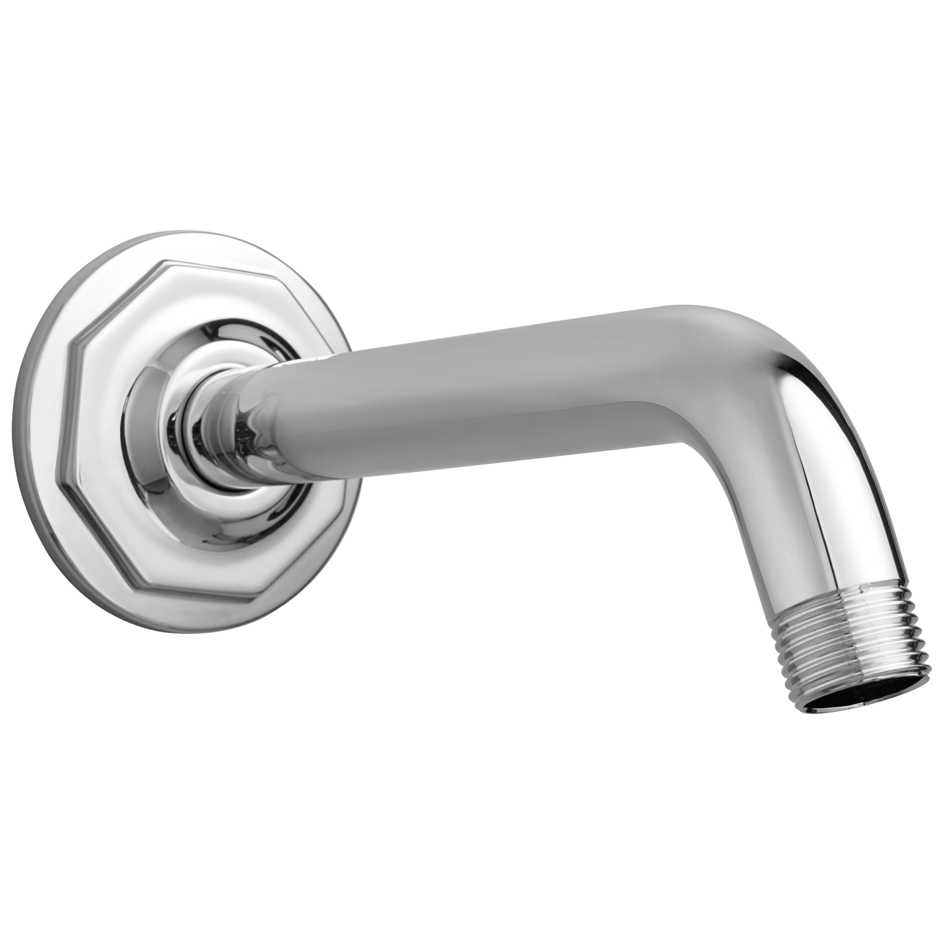 Rook 7" Shower Arm & Flange - Polished Chrome