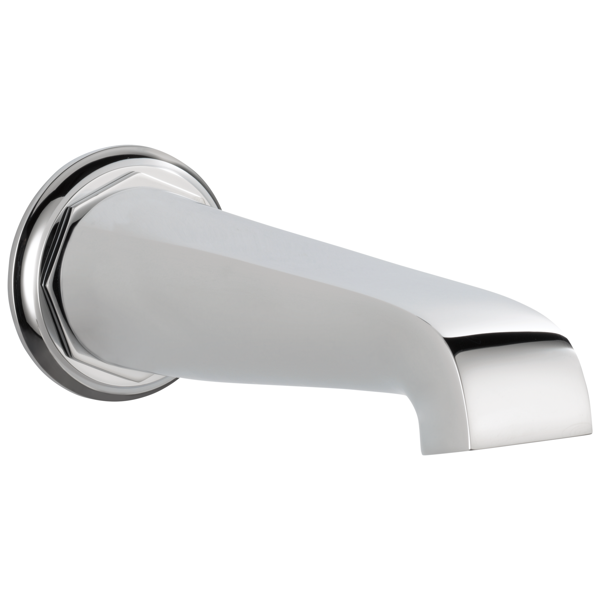 Rook Non-Diverter Tub Spout - Polished Chrome