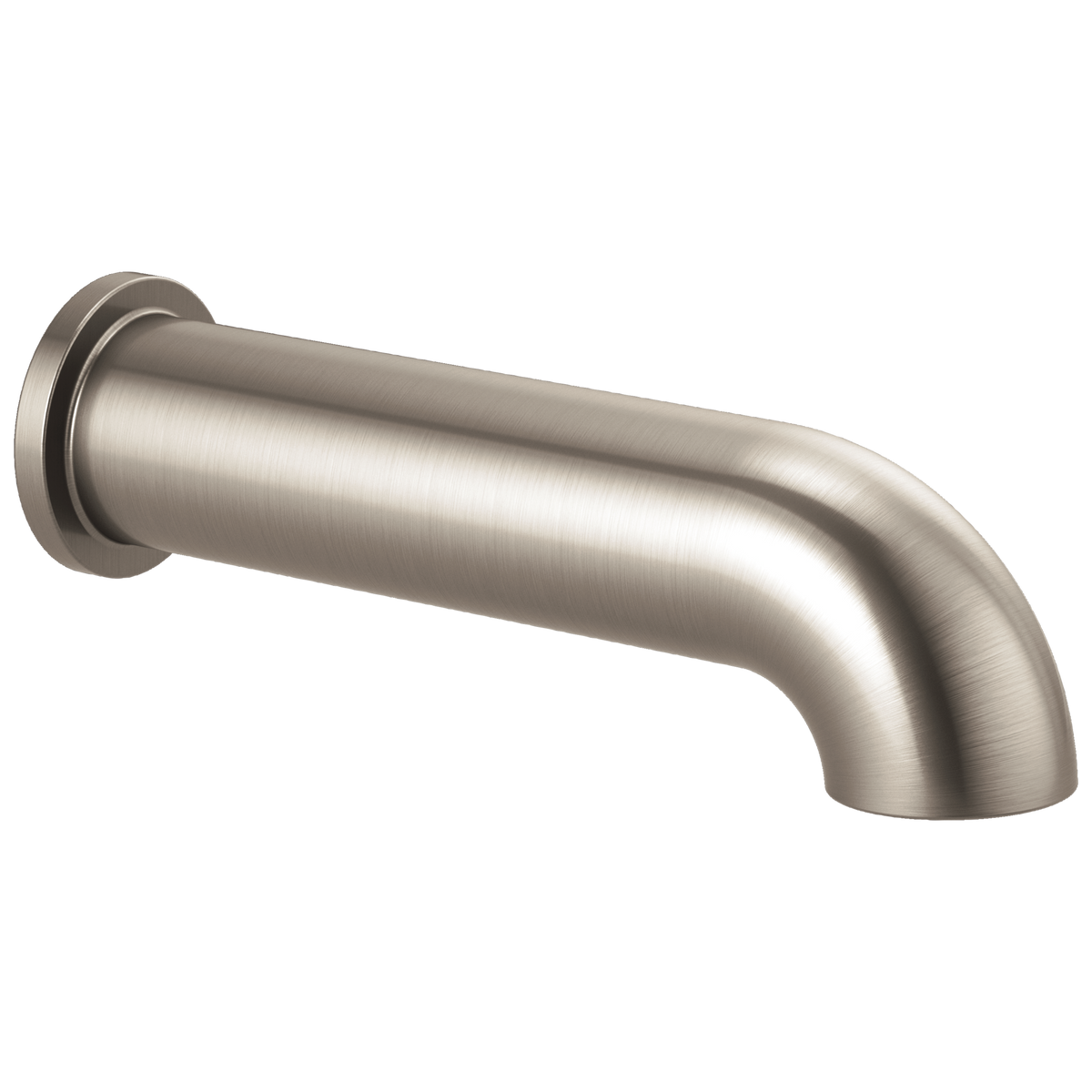 Essential Shower Series Linear Round Non-Diverter Tub Spout - Brilliance® Luxe Nickel®