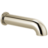 Essential Shower Series Linear Round Non-Diverter Tub Spout - Brilliance® Polished Nickel