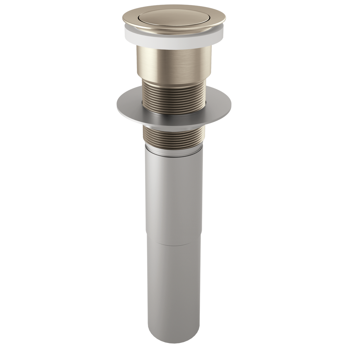 Brizo Push Button Pop-Up Without Overflow - Brilliance® Brushed Nickel