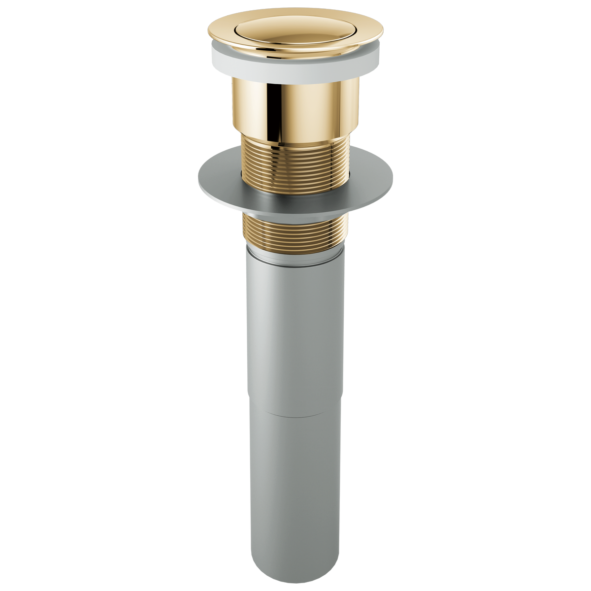Brizo Push Button Pop-Up Without Overflow - Brilliance® Polished Gold