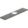 Pivotal 8 Inch Escutcheon, Gasket Studs And Mounting Hardware - Black Stainless