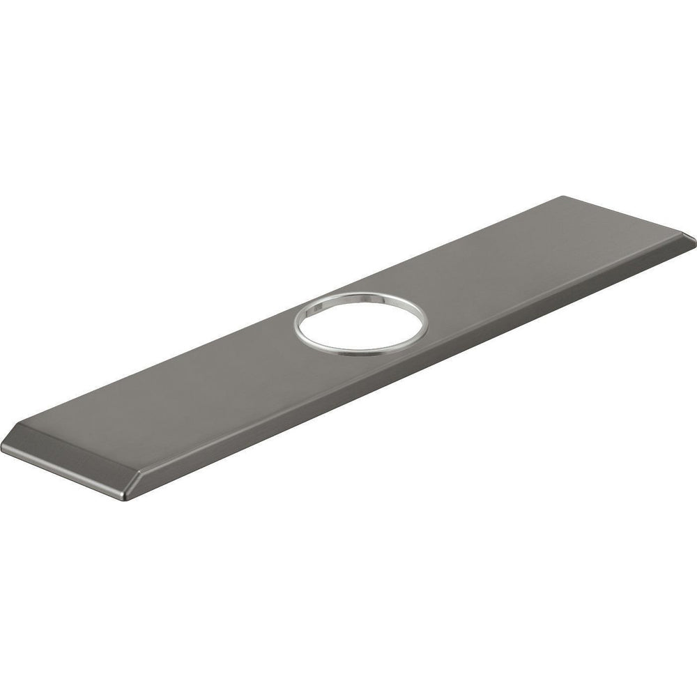 Pivotal 8 Inch Escutcheon, Gasket Studs And Mounting Hardware - Black Stainless