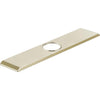 Pivotal 8 Inch Escutcheon, Gasket Studs And Mounting Hardware - Polished Nickel
