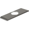 Pivotal 4" Escutcheon & Gasket - True Bar - Black Stainless