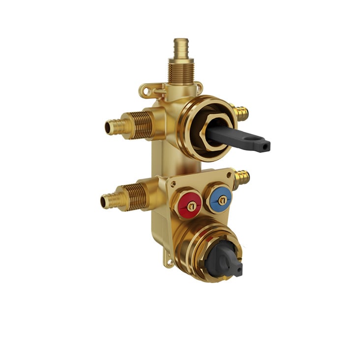 Baril 1-2-3-way thermostatic pressure-balanced rough-in