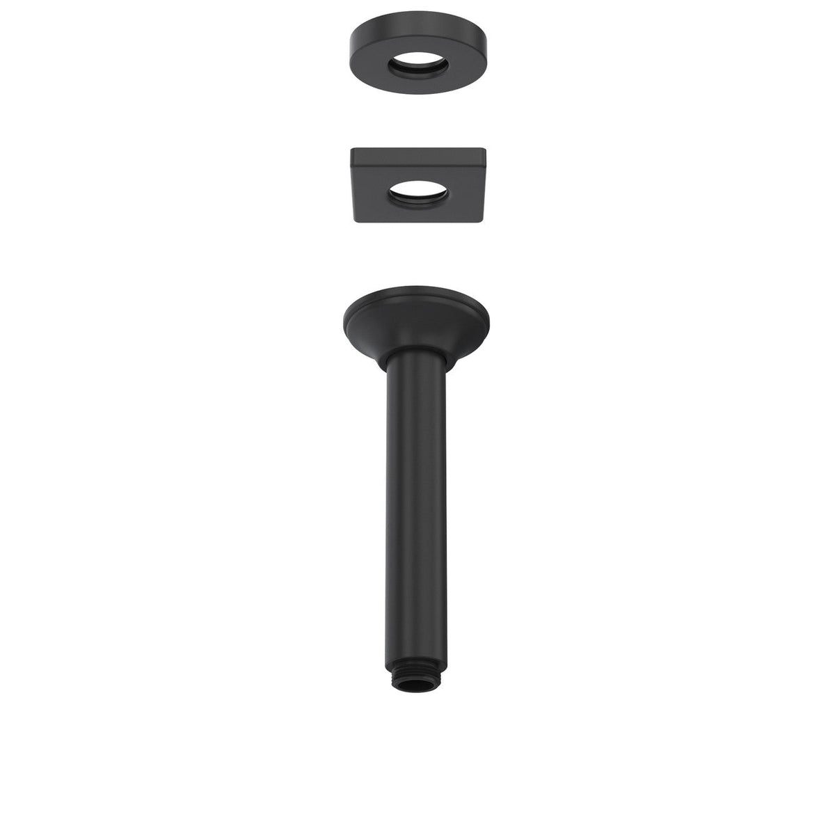 7" Ceiling Mount Shower Arm - Matte Black | Model Number: 1505/6MB