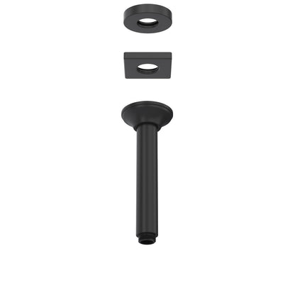 7" Ceiling Mount Shower Arm - Matte Black | Model Number: 1505/6MB