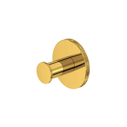 Amahle™ Robe Hook - Unlacquered Brass | Model Number: AM25WRHULB