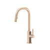 Apothecary™ Pull-Down Kitchen Faucet With U-Spout - Vintage Gold | Model Number: AP56D1LMVG