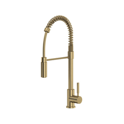 Lux™ Pre-Rinse Kitchen Faucet - Antique Gold | Model Number: R7521AG