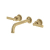 Apadana™ Wall Mount Lavatory Faucet Trim - Antique Gold | Model Number: TAD08W3LMAG