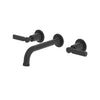 Apadana™ Wall Mount Lavatory Faucet Trim - Matte Black | Model Number: TAD08W3LRMB