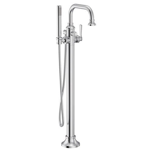 Moen Colinet Chrome one-handle tub filler includes hand shower
