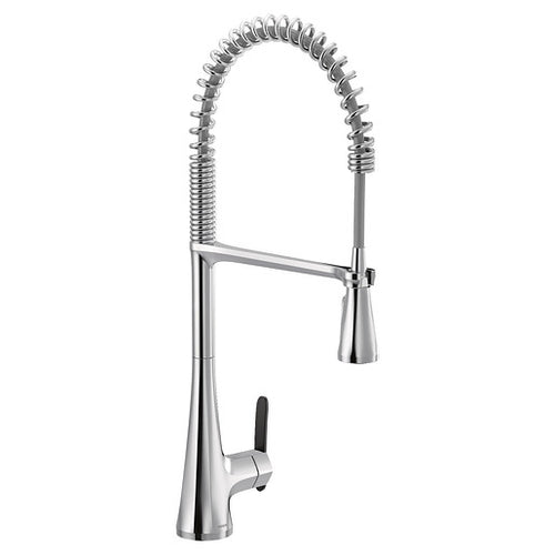 Moen Sinema One-Handle Pre-Rinse Spring Pulldown Kitchen Faucet