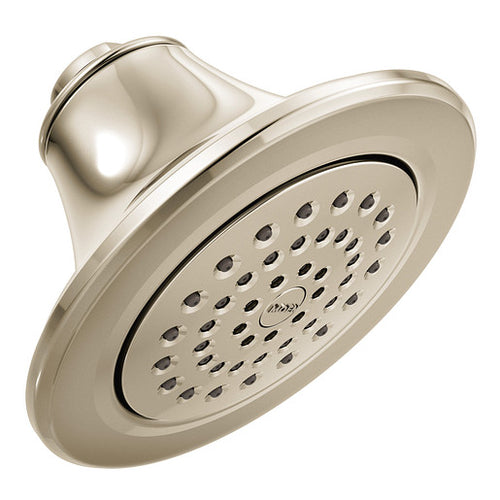 Moen Moen Chrome One-Function 5 7/8" Diameter Spray Head Eco-Performance Showerhead